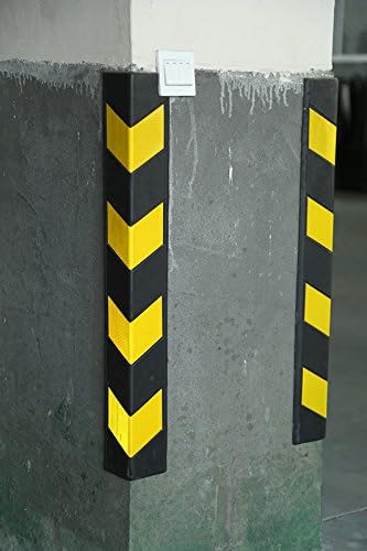 Electriduct Rubber Corner Guard 30" for Parking Columns and Garage Walls L-Shaped
