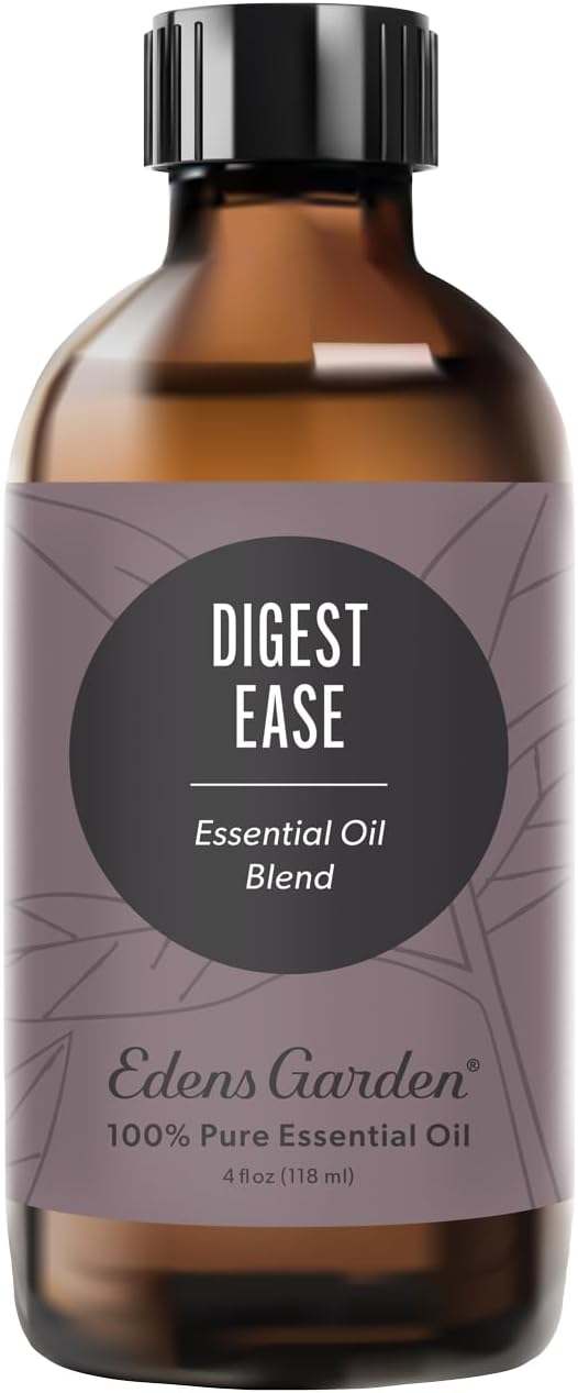 Edens Garden Digest Ease Essential Oil Blend- 100% Pure Premium Grade, Undiluted, Natural, Therapeutic, Aromatherapy, The Best for Skin, Face, Humidifies 118 ml (4 fl oz)