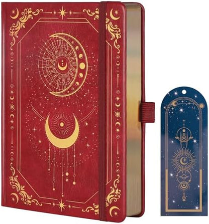 TIEFOSSI Line Journal Notebook for Women Men, 316 Pages,8.3x5.8 IN