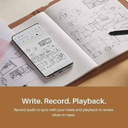 HUION Note Digital Notebook with Real-Time & Offline Sync, Battery-Free Pen