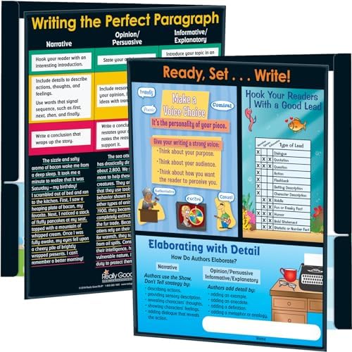 Really Good Stuff Intermediate Writing Student Resource Folders - Set of 12