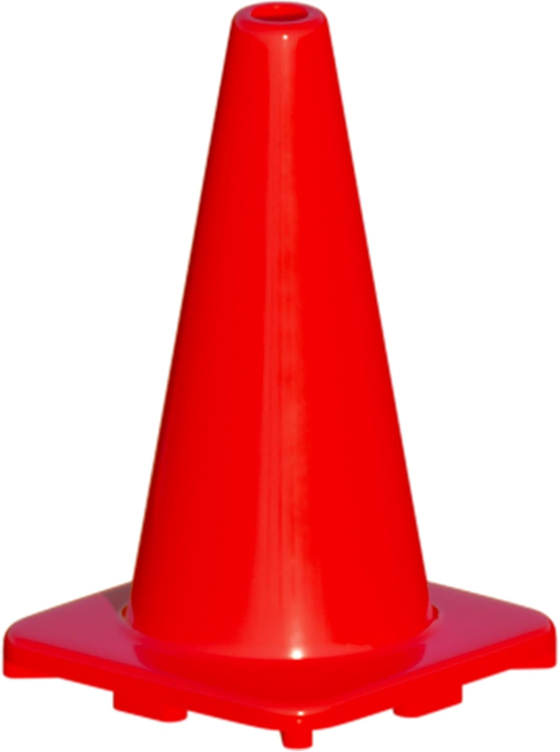 LVL10 Pro Training Cones - 12" Large Soccer Cones for Sports Training - for Basketball, Football, Basketball and Agility Drills - Soccer Field Markers That Won't Crack, Slide or Fly