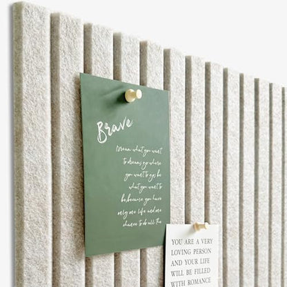 Large Felt Bulletin Board 48" x 24", Oatmeal