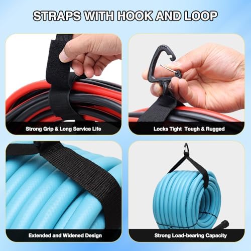 Nilight 3 Pack RV Hose Storage Bag Waterproof with Visible Cover