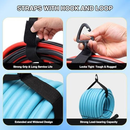 Nilight 4 Pack RV Hose Storage Bags, Waterproof Utility Bag with Cover