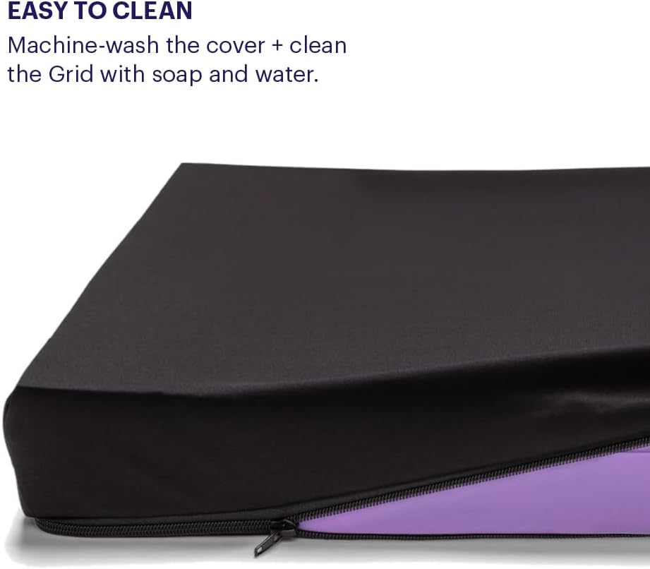 Purple Ultimate Seat Cushion | Pressure Reducing Grid Designed for Ultimate Comfort | Designed for Gaming | Made in The USA