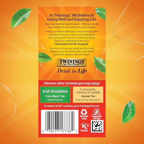 Twinings Extra Strong English Breakfast Black Tea Bags, 20 CT (1 Pack)
