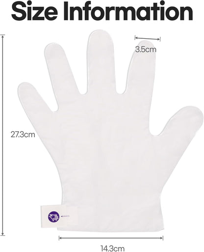 Epielle Hydrating Hand Masks 6 Pairs, Deep Moisturizing Gloves for Dry, Cracked Hands, Relieve and Soften with Shea Butter & Jojoba Oil, Korean Skin Care, Spa Set, Self Care Gifts for Women