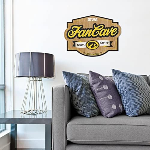 YouTheFan NCAA Officially-licensed FanCave 3D wall art - ready-to-hang, 3D multi-layered construction - floating wall mount design - Perfect fan gift