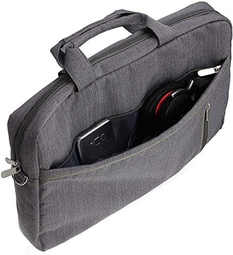 Navitech Grey Premium Messenger Bag - Compatible With IGERESS Newest 8.5-inch LCD Writing Tablet
