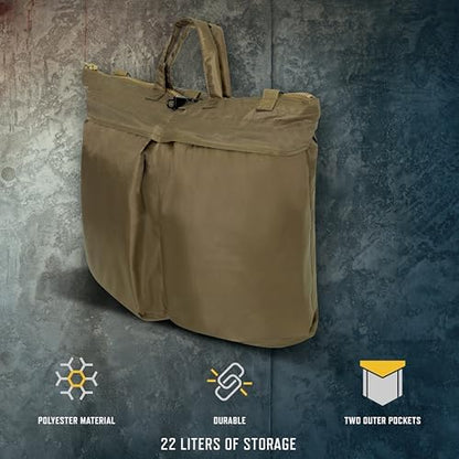 Rothco Flyers Helmet Shoulder Bag - Perfect for Helmet, Attachments & Gear Storage