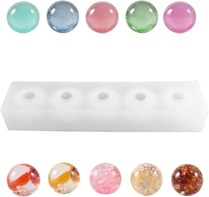 5 Cavity Grape Silicone Mold – Silicone Fruit Mold for Chocolate, Candy, Fondant, Candle, Soap, Resin & Cake Decor, 3D DIY Baking Tool for Parties & Gifts (Grape)