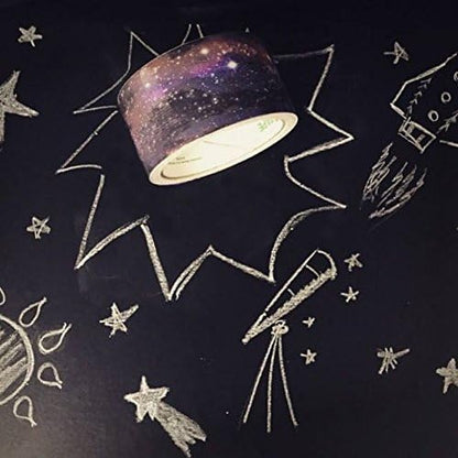 Duck 283039 Printed Duct Tape,Galaxy (Pack of 3)