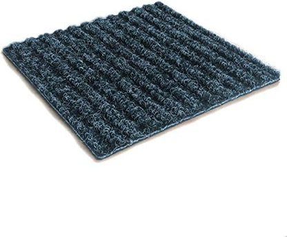 KOECKRITZ Heavy Duty Durable All Weather Indoor/Outdoor Non Slip Entrance Mat Rugs and Runners for Office Business Building Home Garage Front Door (3' x 8', Blue)