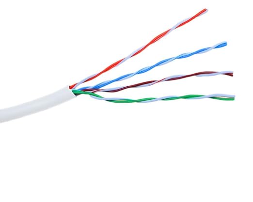 VIVO 250ft Bulk Cat6 Wire, CCA Ethernet Cable, 23 AWG, UTP Pull Box, LAN Network, White, CABLE-V015W