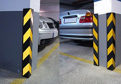 Electriduct Rubber Corner Guard 30" for Parking Columns and Garage Walls L-Shaped