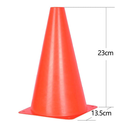 Alyoen 9 inch Orange Traffic Cones, Plastic Sport Cones, Soccer Training Cones for Outdoor Activity & Festive Events (Sets of 10/15/ 20)