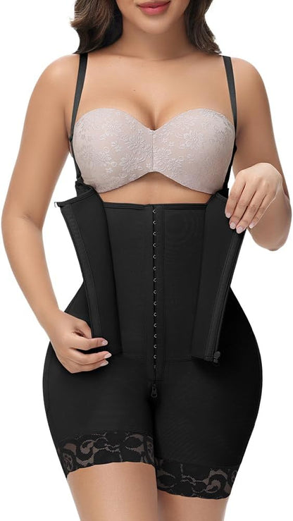 M MYODRESS Fajas Colombianas Moldeadoras Shapewear for Women Tummy Control Body Shaper Post Surgery Compression Garment