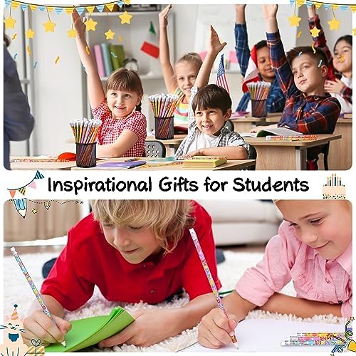 Happy Birthday Pencils Wooden Pencil Birthday Party Pencil with Top Erasers Birthdays Party Supplies, 6 Style(120)