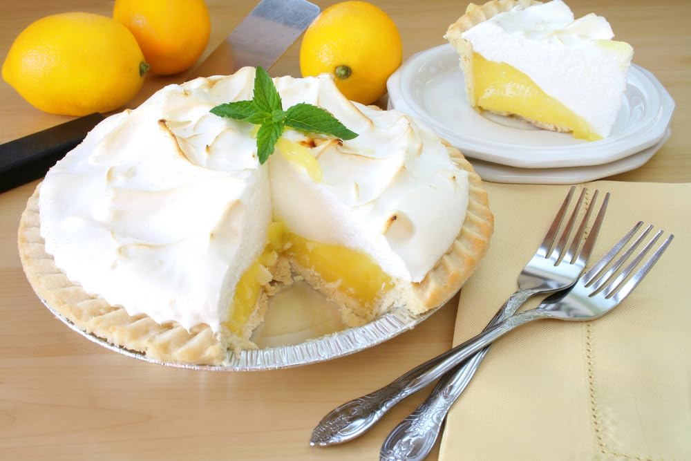 A Blend Above Lemon Meringue Pie Mix - No-Bake Desserts, All Natural, Vegan, Gluten Free, No MSG - Instant Dessert Mix, Fruit Dip, Bagel Topping, Frosting, Cheesecake Filling - Makes 16 Oz (Pack of 3)