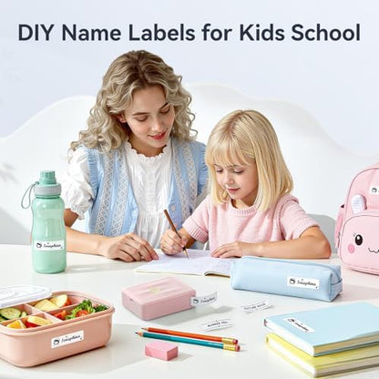 NIIMBOT D110 Mini Label Maker Machine with Tape for Home School, Pink