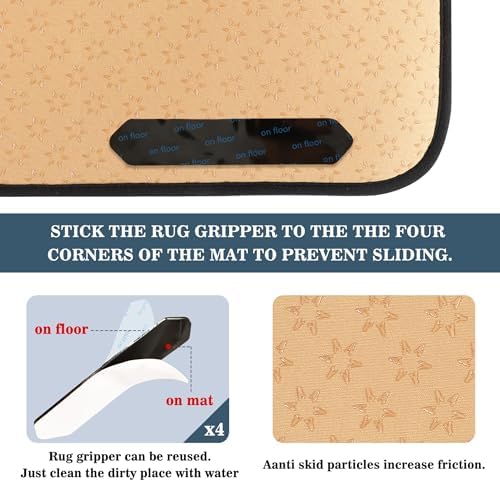 Aslsiy Highland Cow Rose Heart (2) Kitchen Rug Kitchen Mats Valentines Floor Comfort Welcome Washable Non Slip Area Rug for Home Decor 39" X 20"