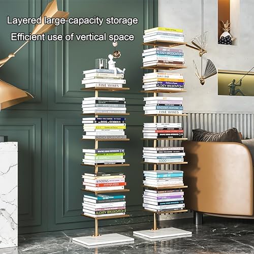 Modern Open Vertical Bookcase,Invisible Floating Storage Rack,Narrow Floor Standing Organizer for Small Spaces,Black-115cm/45.3in