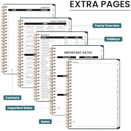 ZOTIA Planner 2026-2027 Weekly & Monthly Calendar Planner Jul 2026-Jun 2027