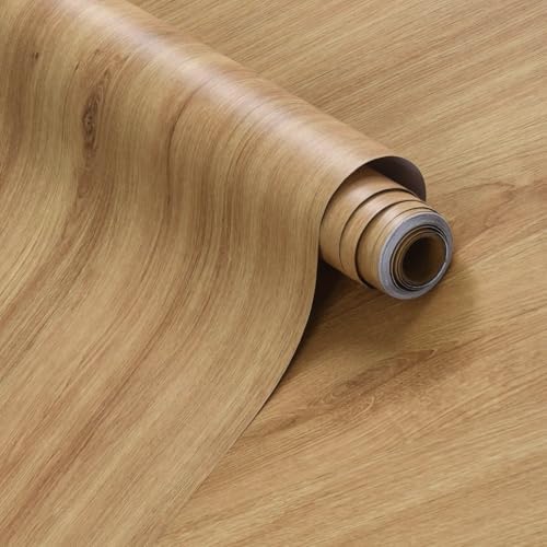 Wood Textured Peel and Stick Wallpaper Light Brown Wood Contact Paper