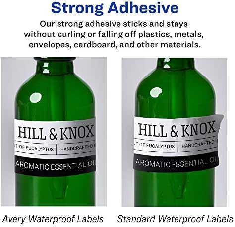 Avery Printable Durable White Rectangle Labels, Sure Feed Technology, 3" x 7", Print-to-the-Edge, Waterproof Labels, Laser & Pigment-Based Inkjet Compatible, 150 Total