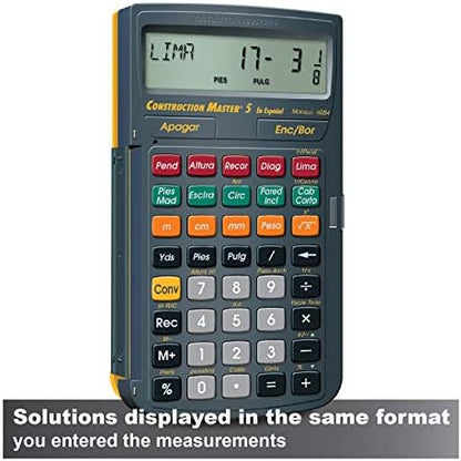 Calculated Industries 4054 Construction Master 5 Calculator