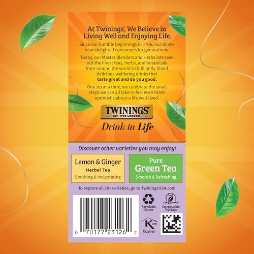 Twinings Wild Berries Herbal Tea Bags, 20 CT Box (6 Pack)