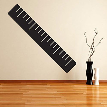 Office Supplies Wall Decals Stickers ID001, Black, 60 Inches