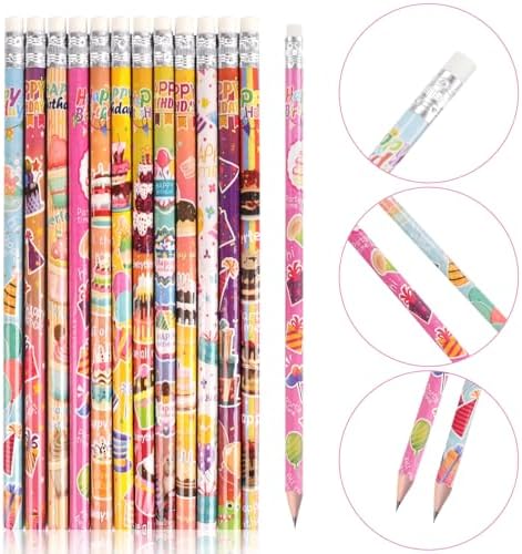 Birthday Pencils 360 Pack Bulk Party Favors Kids Goodie Bags Classroom