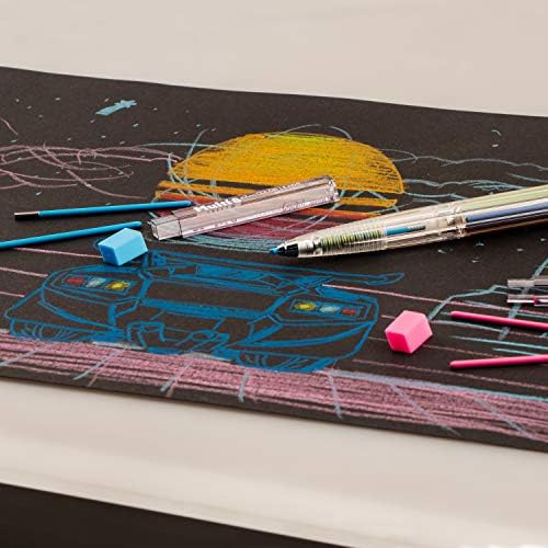 Pentel Arts 8 Colour Pencil Lead Refill, Pink, 24 Pieces of Lead (CH2-P)