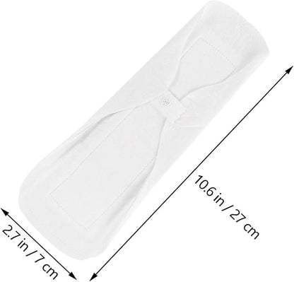 5pcs Menstrual Pads Reusable Washable Washable Cotton Cloth Sanitary Towels Soft Absorbent Liners Women Period Pads for Menstrual Flow Incontinence