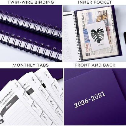 2026-2031 Monthly Planner/Calendar - 5 Year Planner, Jul.2026 - Jun.2031