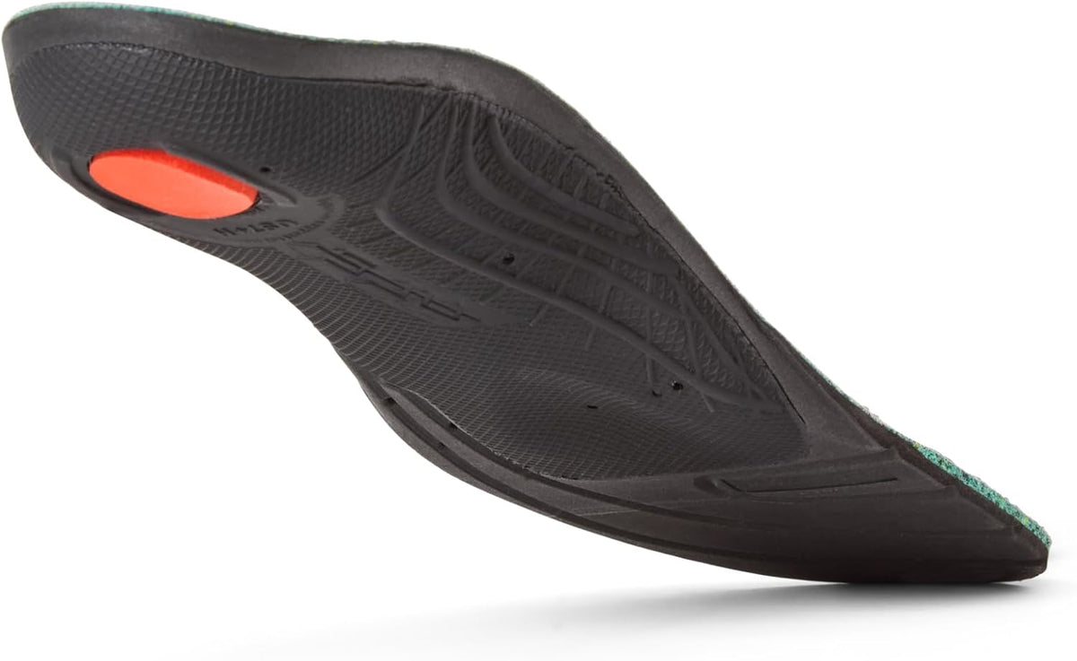Icebug Comfort Insoles with Dynamic Arch Support, Charcoal High Arch, M 4/W 5.5-6