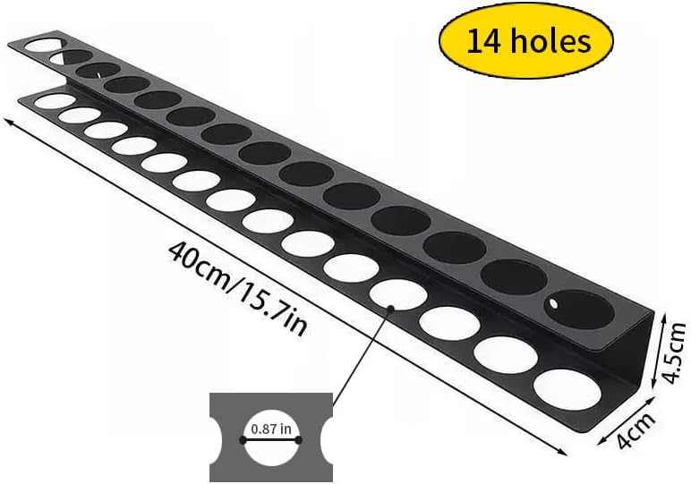 Screwdriver Plier Organizer Wall Mount Steel Wall Mount Tool Storage Rack Screwdriver Organizer Hand Tool Hammer Pliers Storage Rack For Garage Workshop Homes Workshops Sheds 1Pack