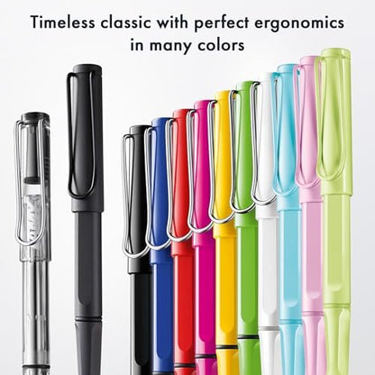 Lamy safari vista - Rollerball Pen with ergonomic grip & line width M - for pleasant long writing - made of robust ASA plastic - including rollerball refill M 63 in blue