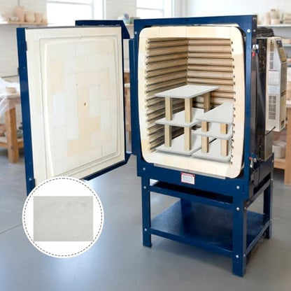 Weysat Square Kiln Shelf for Glass Fusing and Ceramics, Use in Any Kiln(16 x 16 x 0.8 Inch,1300℃)