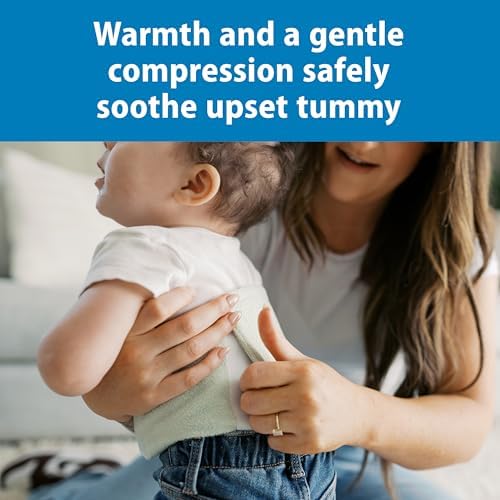 Dr. Brown's Infant Gripebelt Heated Belly Band, Soothe Baby's Tummy with Gentle Warmth and Compression, Hedgehog, 0m+ (Pack of 6)