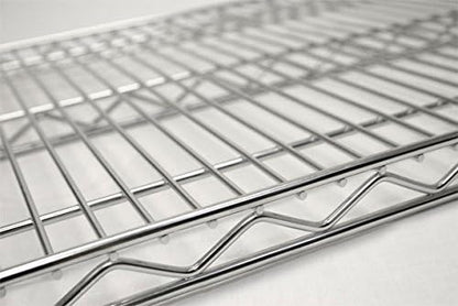 Omega 21" Deep x 60" Wide x 80" High 3 Tier Chrome Starter Shelving Unit