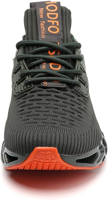TSIODFO Men Sneakers Fashion Sport Running Athletic Tennis Walking Shoes