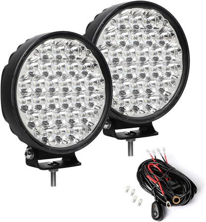 Exzeit 6 inch 224w Led Driving Lights, 22400 lumens Fog Light Ofroad Lights for Jeep Wrangler Trucks Toyota Pickup GMC SUV, 12V/24V