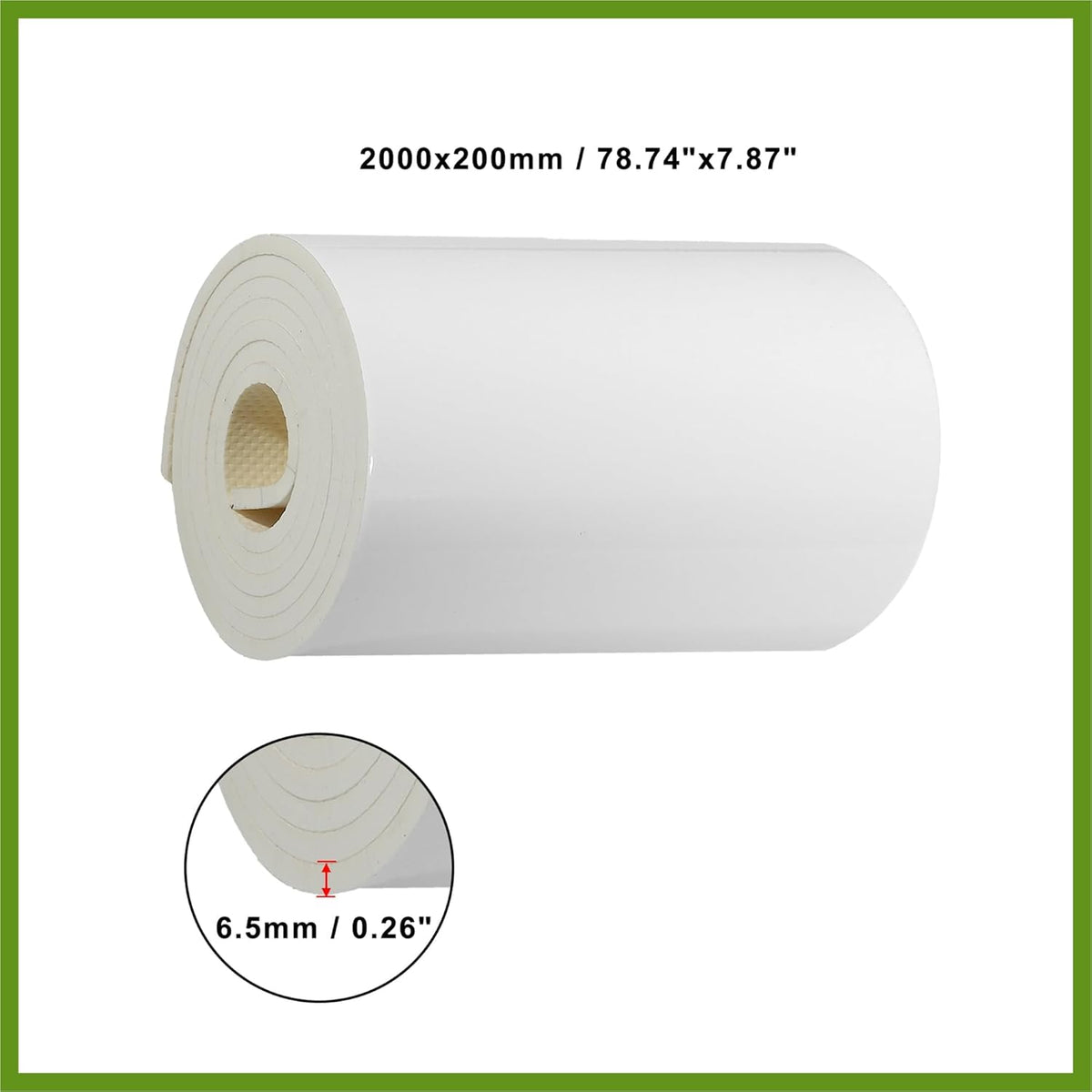 2000x200x6.5mm Car Garage Wall Guard Door Bumper Universal Protector Anti Collision Waterproof White Replace Parts Vehicle Components