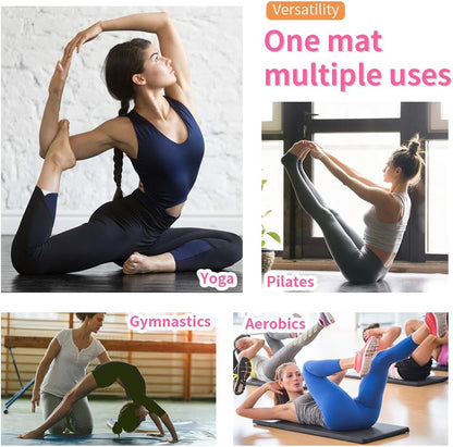 Gymnastics Tumbling Mats Portable Gymnastics Mat Foldable Tumbling Mat 2'x6'/4'x8' PU Leather Exercise Mat Yoga Mat with Carrying Handles for home Workout outdoor Yoga Gymnastics