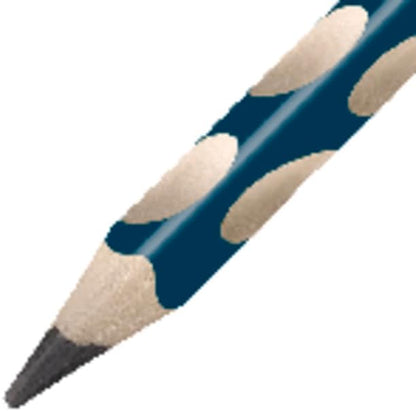 Handwriting Pencil - STABILO EASYgraph - Right-Handed - Petrol - Pack of 12-2B