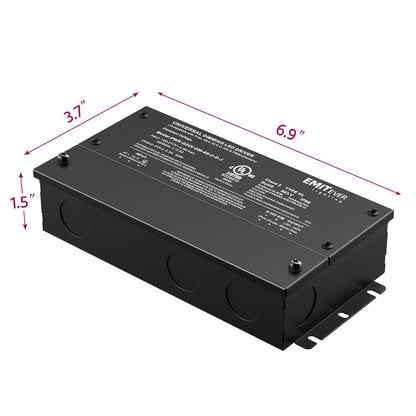 EMITEVER 60W Dimmable LED Driver, 24V Triac Dimmable Power Supply, AC to DC Transformer for LED Light, Compatible with Lutron and Leviton Dimmer, Waterproof IP67 and UL Listed, Class 2