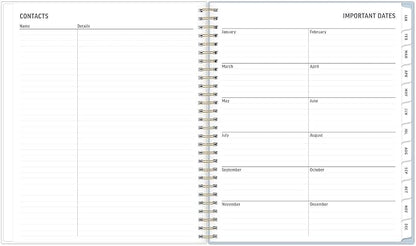 Blue Sky 2027 24-Month Monthly Planner Calendar, 8"x10", Large Print, Moyer